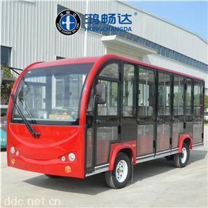  鸿畅达直销封闭式23座电动观光车